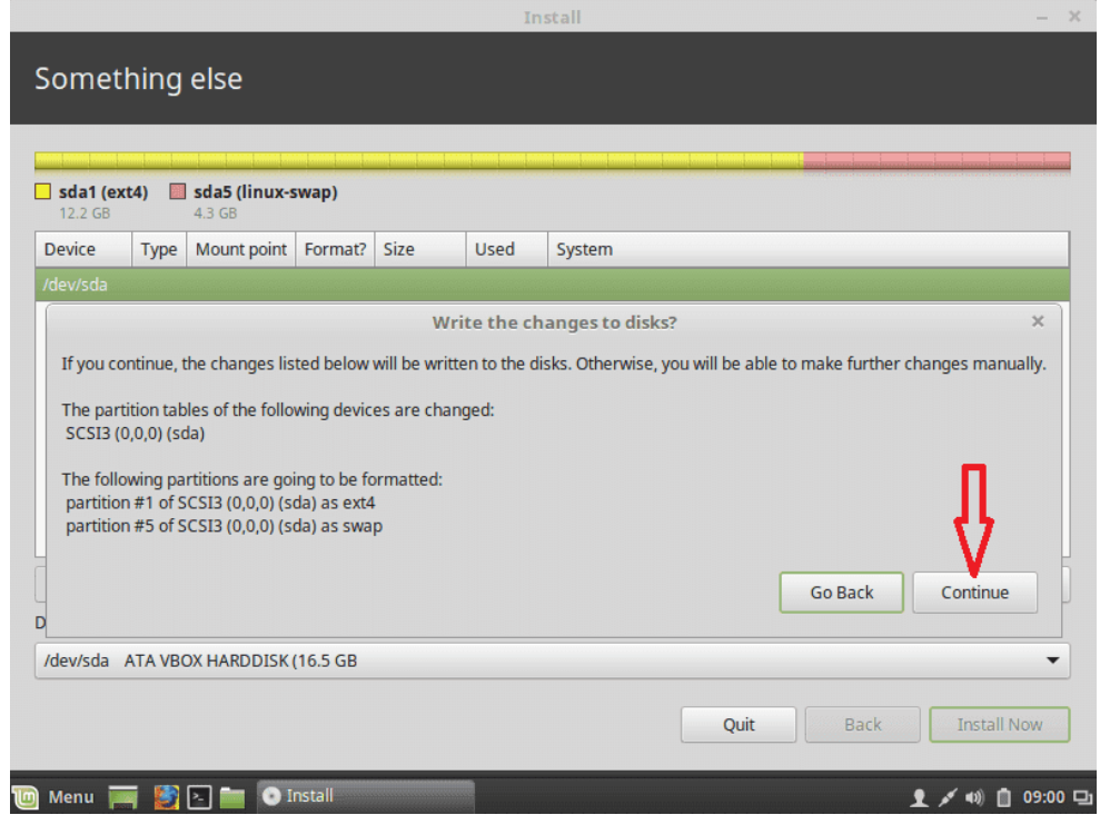 Разбивка HDD для Mint. Скриншот раздела подкачки линукс. Linux SDA. Разбить диск на разделы Linux Mint перед установкой.
