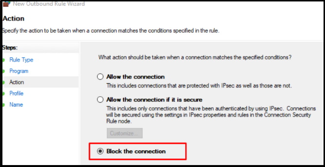 block program in firewall