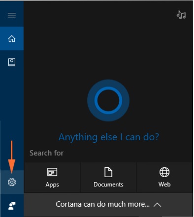 Turn off Cortana in Windows 10