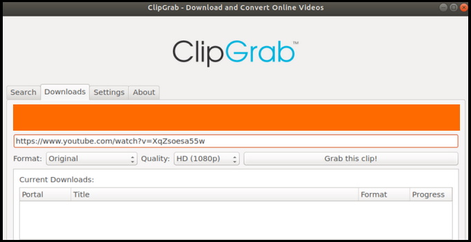 download and convert online video through clipgrab