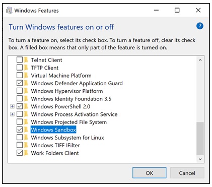 How to Activate Windows Sandbox in Windows 10 / 11