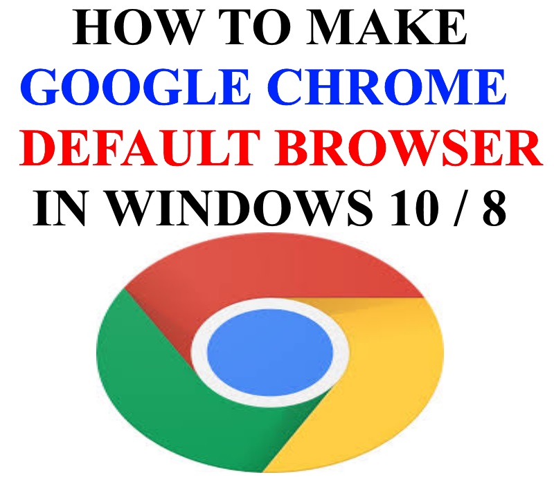 How To Set Google Chrome As Default Browser In Windows 10 8