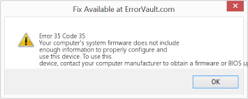 Error code 35