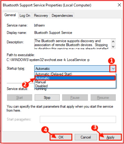 bluetooth is paired but not connected