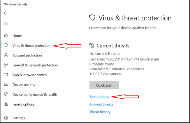 Tips : How to Perform Full Scan with Windows Defender in Windows 10