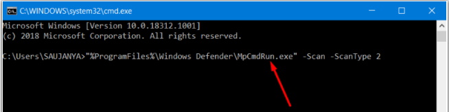 How to Perform Full Scan with Windows Defender in Windows 10