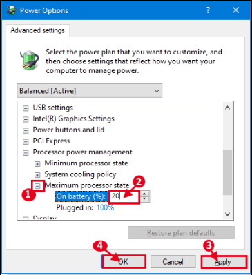 How to Enhance Laptop Battery Life by Change in Setting of Windows 10