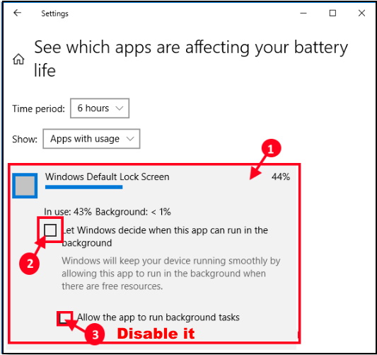 how to enhance Laptop battery life in windows 10