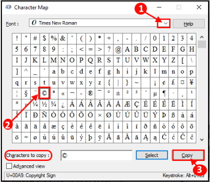 Tips : Insert Special Characters in Windows 10 Using Character Map