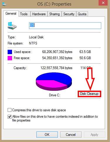Tips : How to Optimize and Free Hard Disk Space in Windows 8