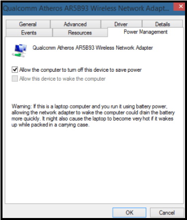 wifi disconnected automatically in windows 10