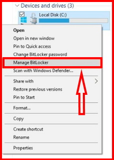 BitLocker Drive Encryption in Windows 10