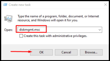 open disk management in windows 10