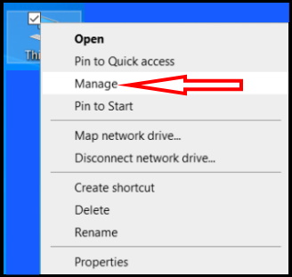 open disk management in windows 10