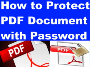 Tips : How to Protect PDF Documents with Password in Microsoft Office