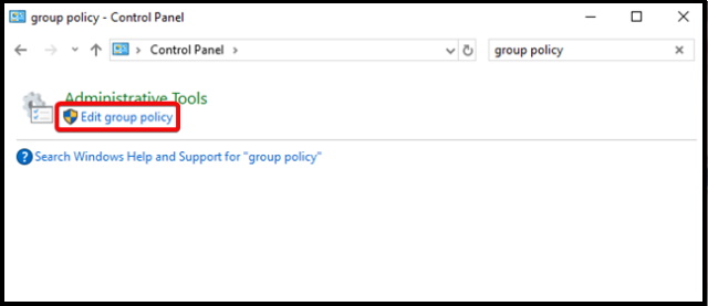 edit group policy