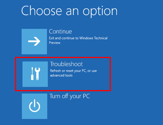 Windows 10 troubleshoot