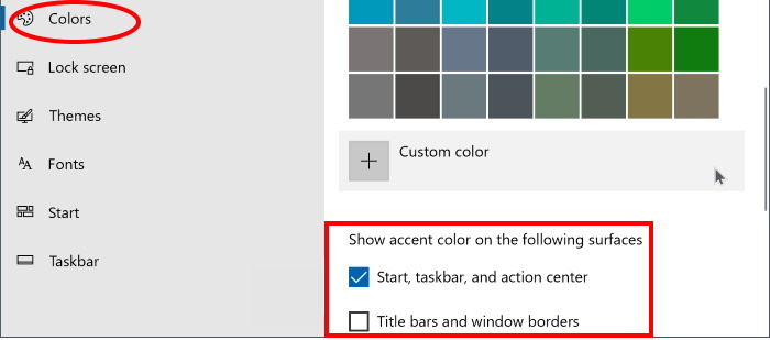 personalize background color