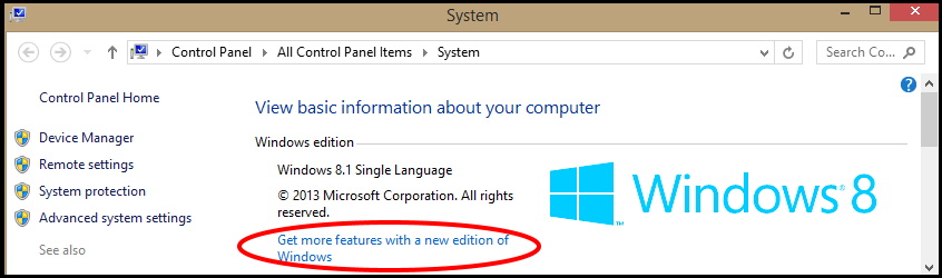 upgrade windows 8