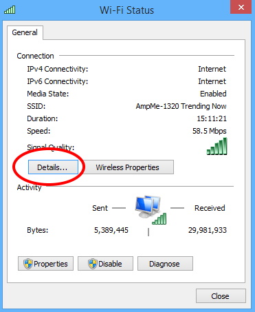 Find Router's IP address