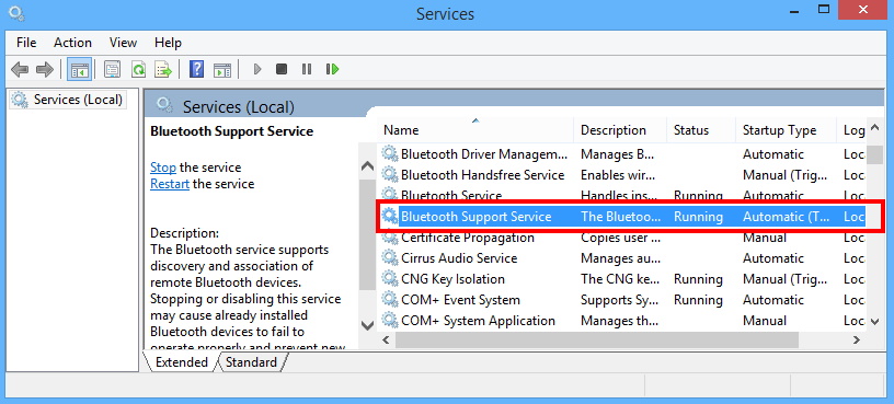 Bluetooth not displaying in device manager