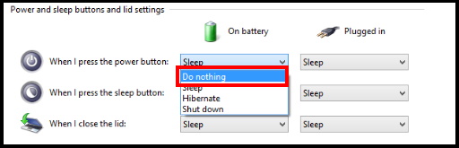 stop from sleep mode