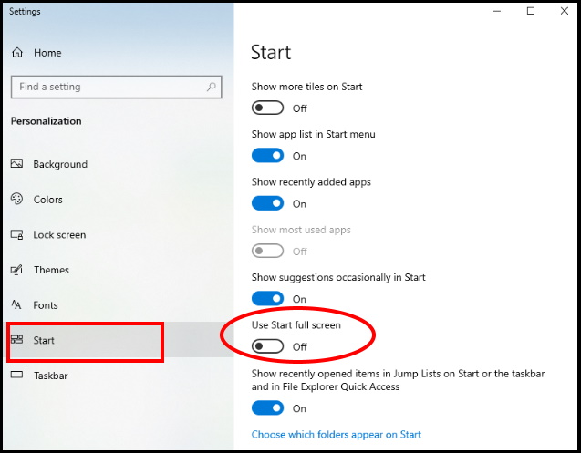 Windows 10 Tip: How to make Start full screen