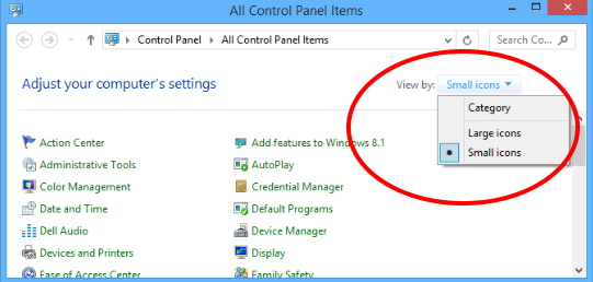 customize control panel icon