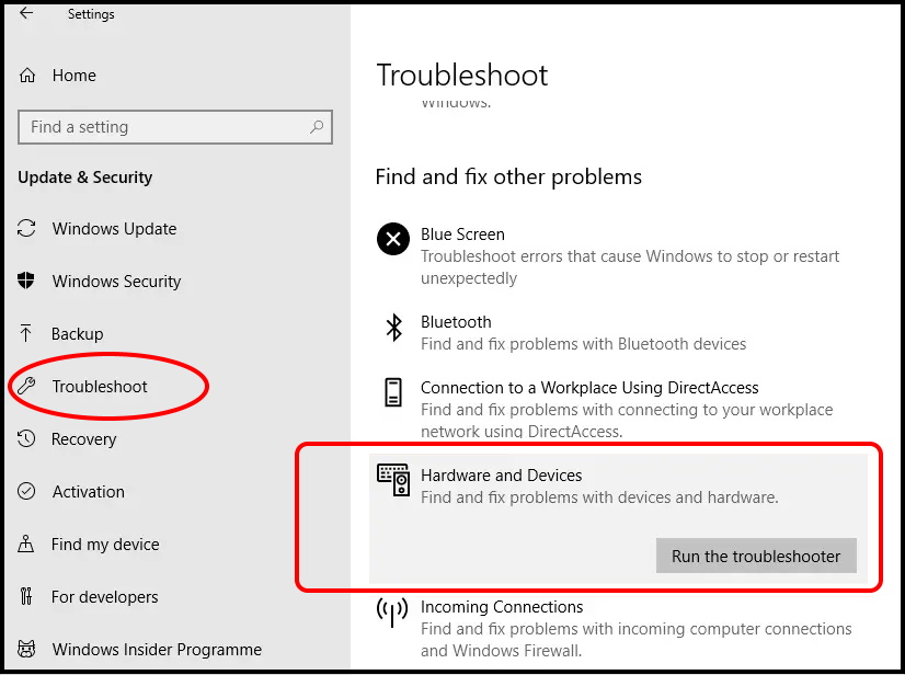 remove bluetooth device forcibly