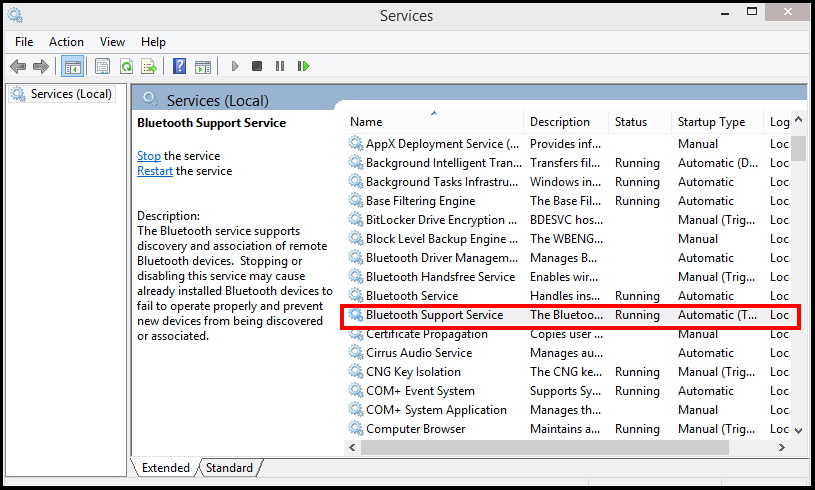 bluetooth support services