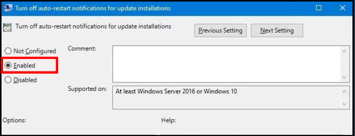 How to Stop Update Restart Notification in Windows 10