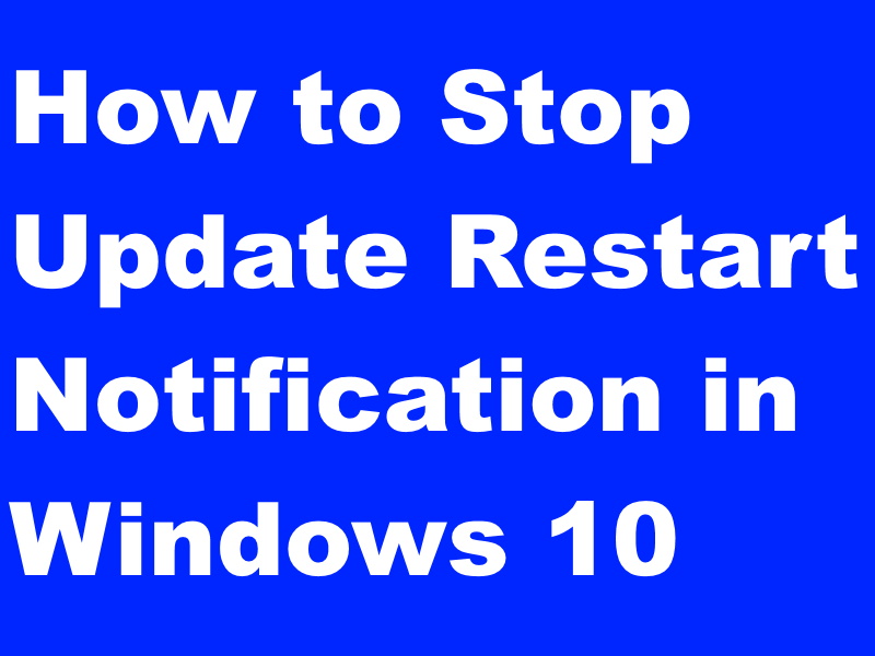 update notification