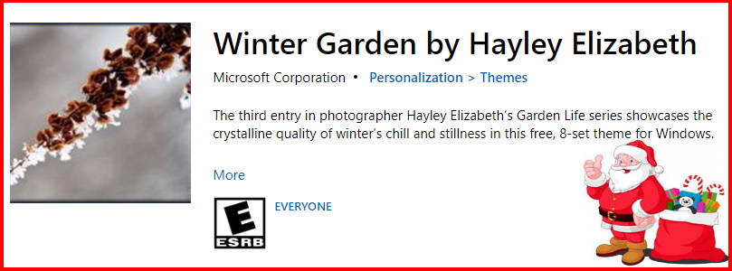 Windows 10 Christmas Theme