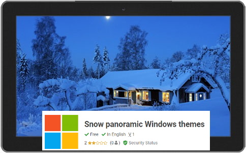 snow panoramic theme