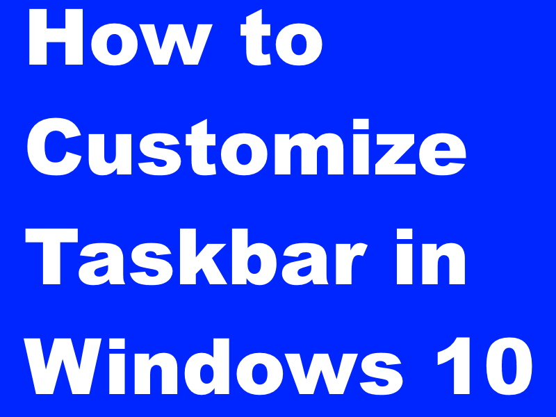 personalize windows 10