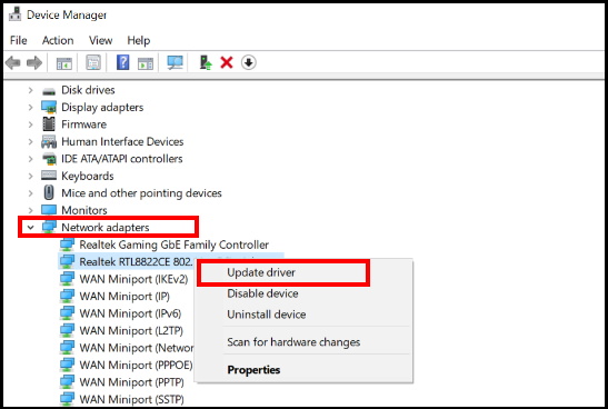 update Ethernet driver