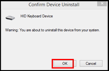 uninstall keyboard driver