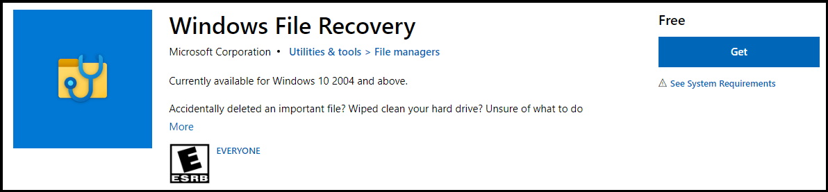 Restore Deleted Files