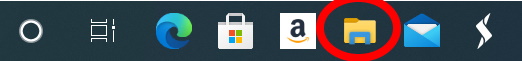 Windows 10 taskbar