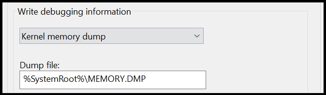 Kernel Memory Dump