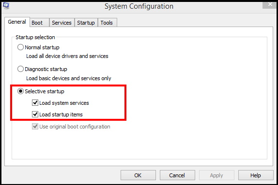 Windows 10 system configuration