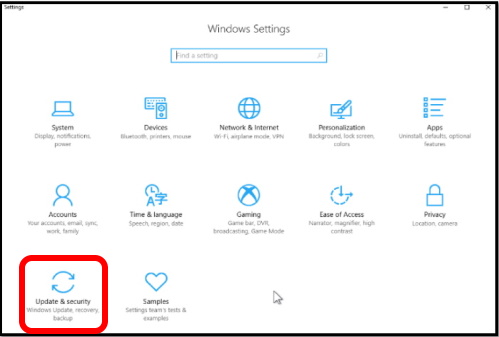 Windows 10 update and security