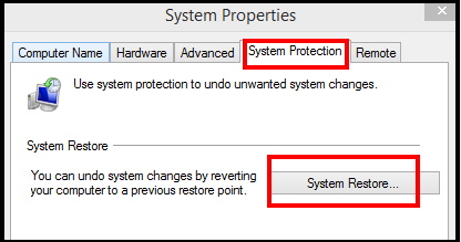 Windows 10 system protection