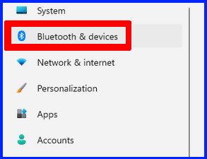 Bluetooth windows 11