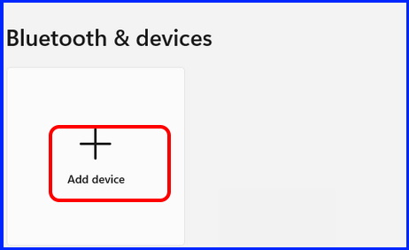 Add bluetooth device windows 11