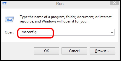 msconfig windows 10