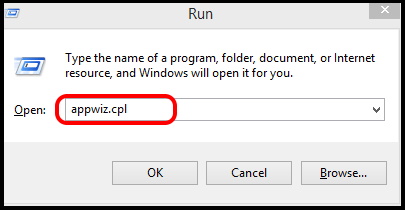 open program and feature windows 10