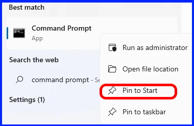 open command prompt in windows 11