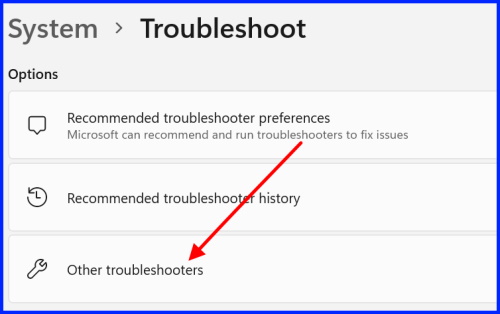 Windows 11 troubleshoot