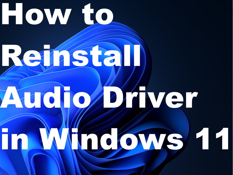 Reinstall Audio Driver Windows 10 Lenovo Yoga